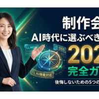 ホームページ制作会社の選び方2026年AI時代版〜アイキャッチ画像。