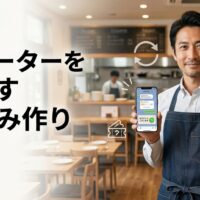 飲食店のリピーター集客を仕組み化し売上安定を目指す、男性店主入りのアイキャッチ画像