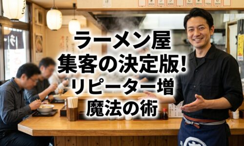 ラーメン屋集客・リピーター増の魔法の術
